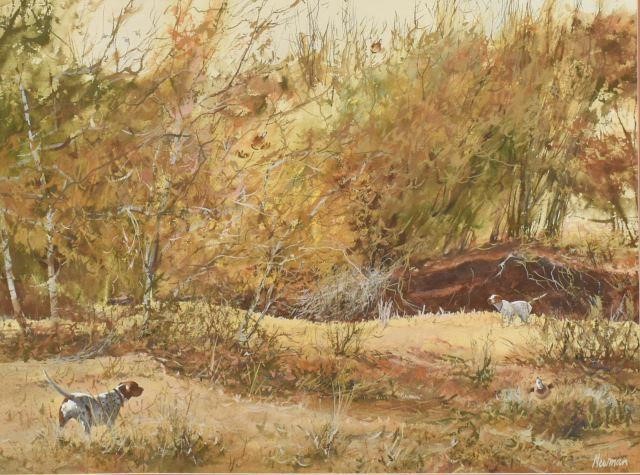 JERRY NEWMAN (1934-2008) QUAIL HUNT