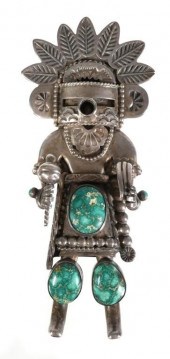 JERRY ROAN NAVAJO KACHINA BOLO