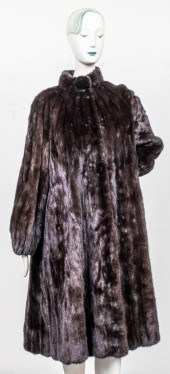 JERRY SORBARA BROWN MINK FUR C