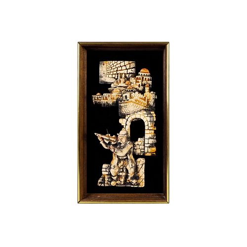 JERUSALEM WALL SCULPTURE OF A