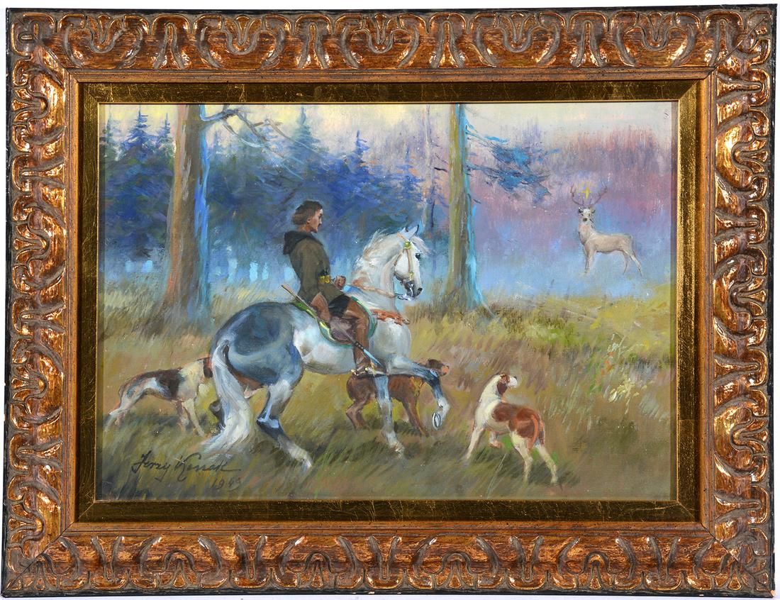 JERZY KOSSACK, HUBERTUS LEGEND, OIL