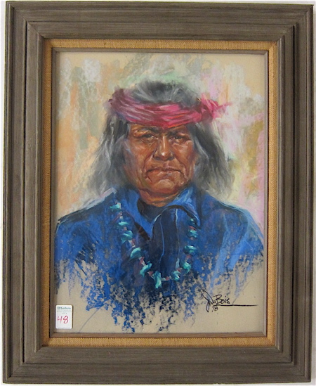 JESSE DUBOIS PASTEL ON PAPER