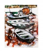 JESUS CASAUS 'BOATS' MIXED MED