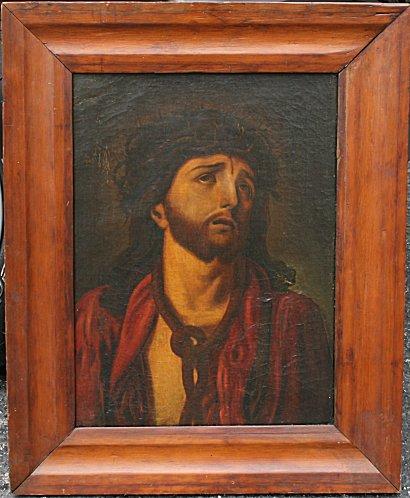 JESUS CHRIST WEARING A CROWN OF