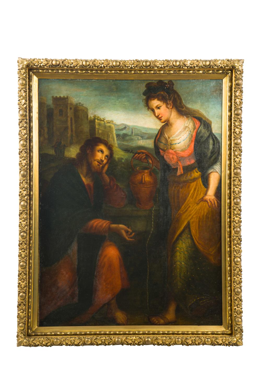 JESUS & THE SAMARITAN WOMAN AT