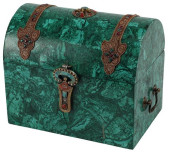 JEWEL-ENCRUSTED DOMED MALACHIT