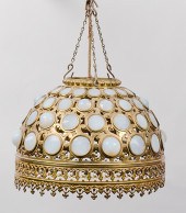 Jeweled Ball Hanging Lamp 20th