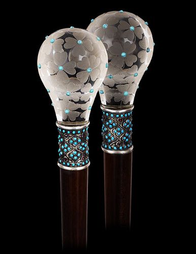 JEWELED ROC CRYSTAL KNOB-Ca. 1900