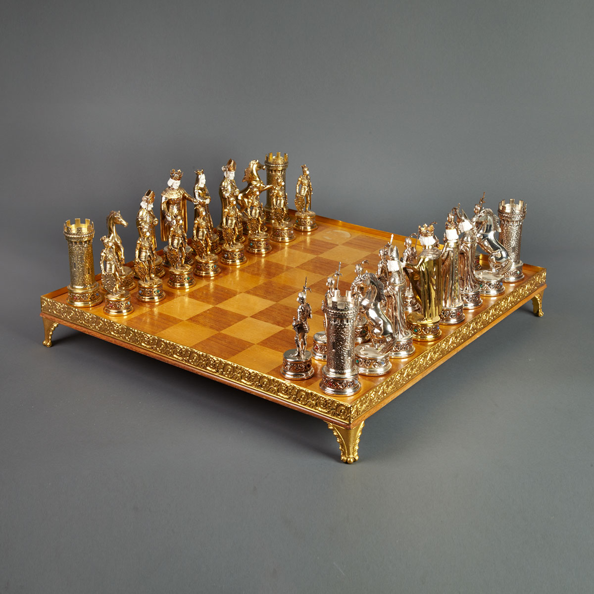 Jeweled Silver and Silver-Gilt