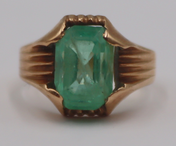 JEWELRY. 10KT GOLD AND COLORED