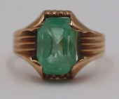 JEWELRY. 10KT GOLD AND COLORED