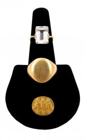 JEWELRY: 14K AND 10K YELLOW GO
