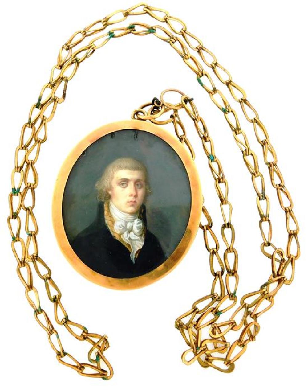 JEWELRY: 14K ANTIQUE MINIATURE