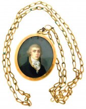 JEWELRY: 14K ANTIQUE MINIATURE
