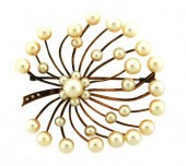 JEWELRY: 14K CULTURED PEARL SP