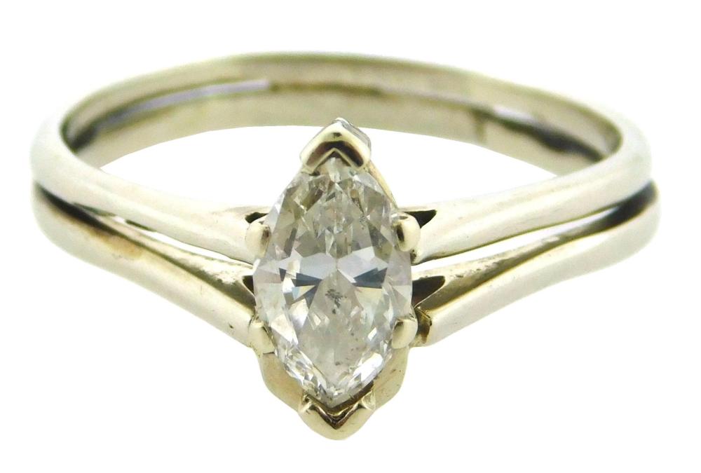 JEWELRY: 14K DIAMOND ENGAGEMENT