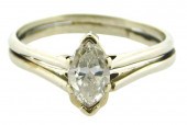 JEWELRY: 14K DIAMOND ENGAGEMEN
