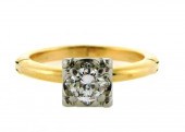 JEWELRY: 14K DIAMOND ENGAGEMEN