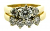 JEWELRY: 14K DIAMOND ENGAGEMEN