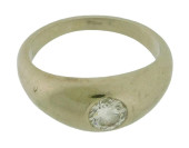 JEWELRY: 14K DIAMOND RING, 14K