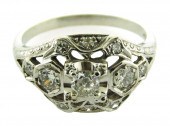 JEWELRY: 14K EDWARDIAN DESIGN