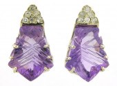 JEWELRY: 14K FANTASY CUT AMETH