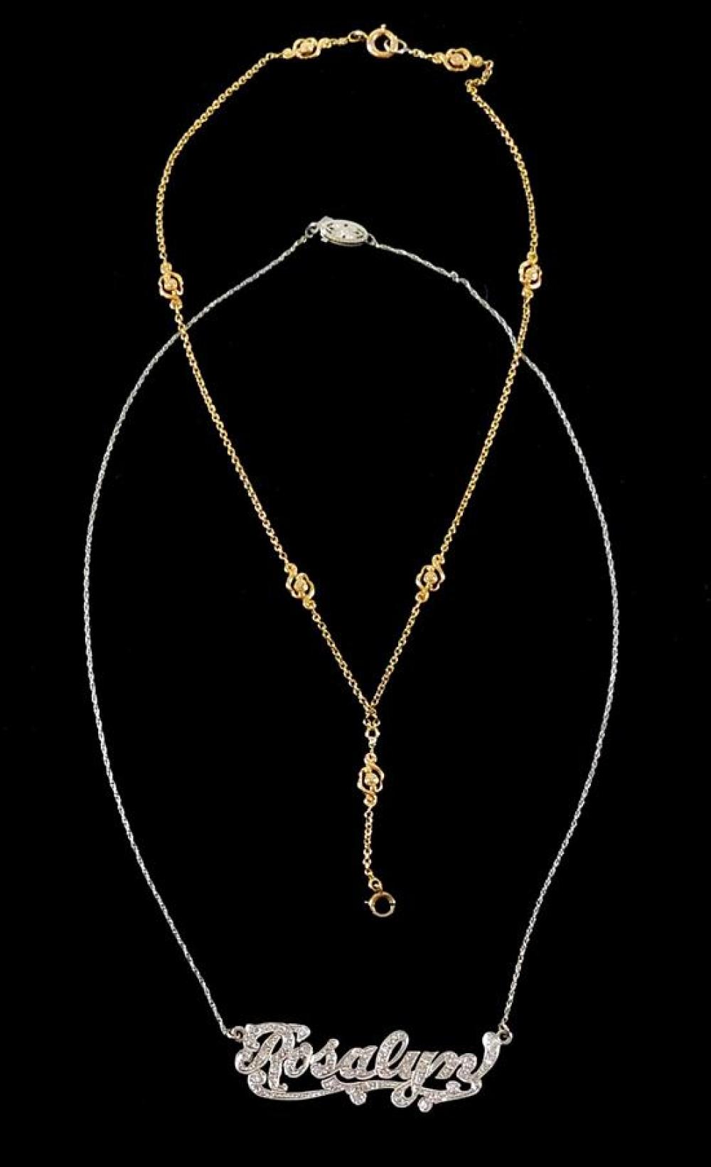 JEWELRY: 14K GOLD DIAMOND