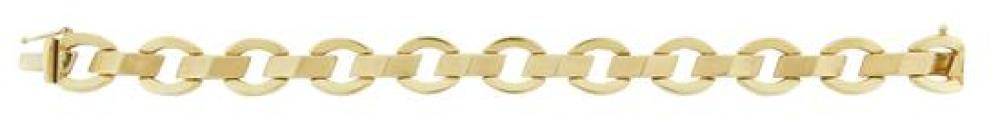 JEWELRY: 14K GOLD HOLLOW LINK