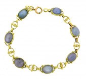 JEWELRY: 14K GRAY STAR SAPPHIR