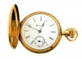 JEWELRY: 14K HAMPDEN HUNTING C