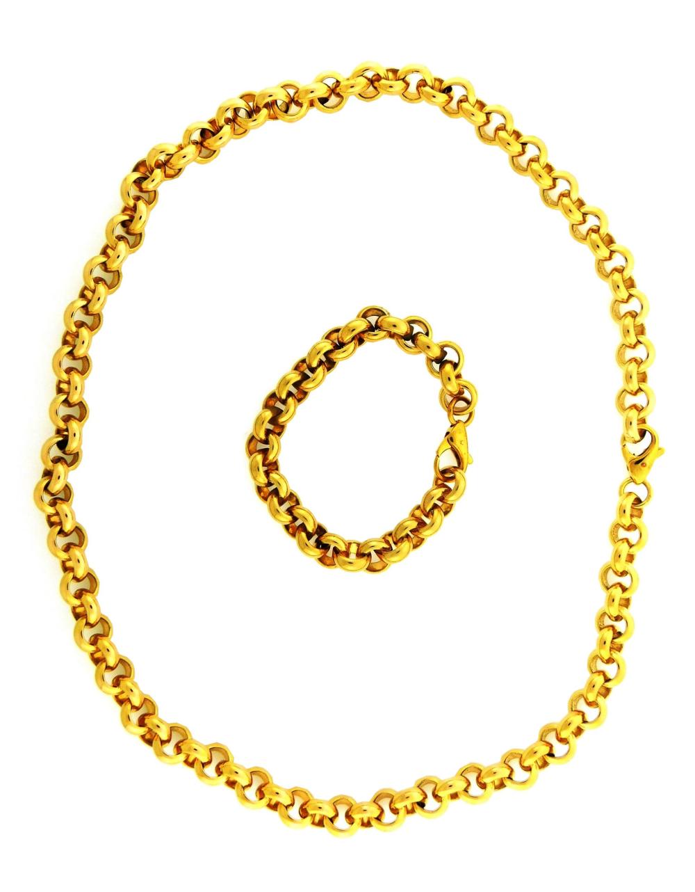 JEWELRY: 14K MATCHING NECK CHAIN