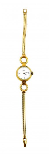 JEWELRY: 14K MOVADO DRESS WATC