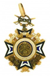 JEWELRY: 14K NYPD ORDER OF MER
