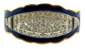 JEWELRY: 14K & PLATINUM ENAMEL
