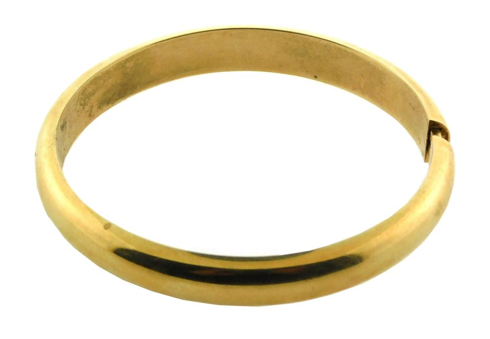JEWELRY: 14K TIFFANY & CO. BANGLE