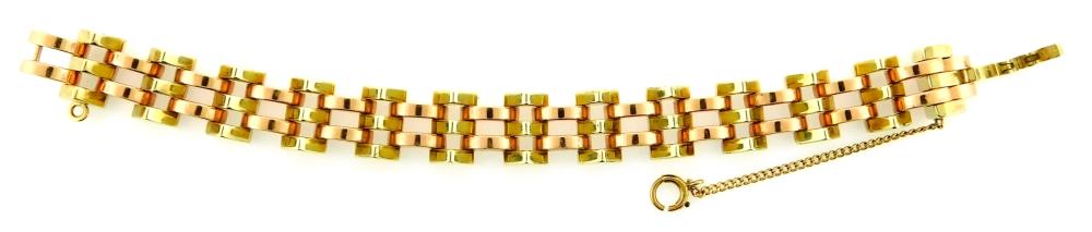 JEWELRY: 14K TWO-TONE RETRO