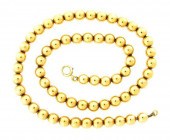 JEWELRY: 14K VINTAGE GOLD BEAD