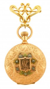 JEWELRY: 14K WALTHAM PENDANT W