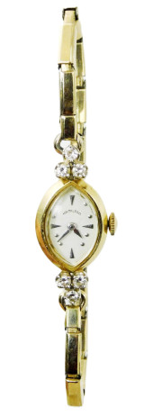 JEWELRY: 14K WOMAN’S HAMILTON