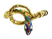 JEWELRY: 14K YELLOW GOLD ARTIC