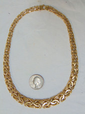 JEWELRY. 14K YELLOW GOLD ITALI