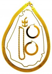 JEWELRY: 14K YELLOW GOLD JEWEL