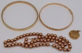 JEWELRY. 14KT AND 18KT GOLD JE