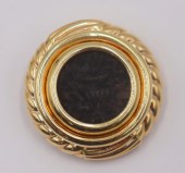 JEWELRY. 14KT GOLD ANCIENT JUD