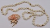 JEWELRY. 14KT GOLD AND ANGEL S