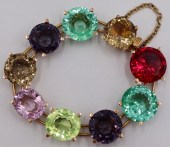 JEWELRY. 14KT GOLD AND COLORED