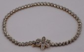 JEWELRY. 14KT GOLD AND DIAMOND