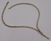 JEWELRY. 14KT GOLD AND OPAL LA