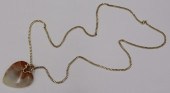 JEWELRY. 14KT GOLD AND POLISHE