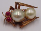 JEWELRY. 14KT GOLD, COLORED GE